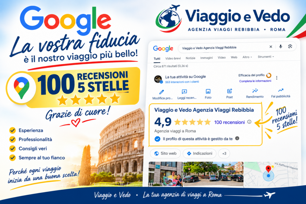 100 RECENSIONI POSITIVE